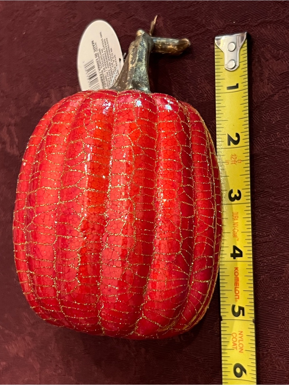 Fall DECORATIONS SET: Charger,Glass Jar with Copper Lid, π & Pumpkins - Picture 9 of 12